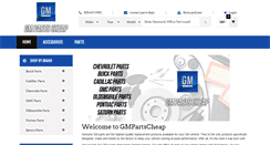 Desktop Screenshot of gmpartscheap.com